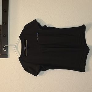 Chase Bank Lands' End cap sleeve blouse